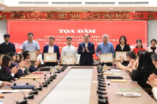 Nâng cao chất lượng, hiệu quả công tác dân vận góp phần thực hiện thắng lợi Nghị quyết Đại hội XVIII Đảng bộ thành phố Hà Nội