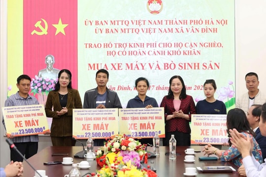 Vân Đình lan tỏa tinh thần tương thân tương ái, bền bỉ hành trình giảm nghèo