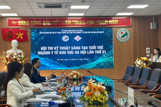 Nhiều đề tài, kỹ thuật mới tranh tài tại hội thi kỹ thuật tuổi trẻ ngành Y khu vực Hà Nội