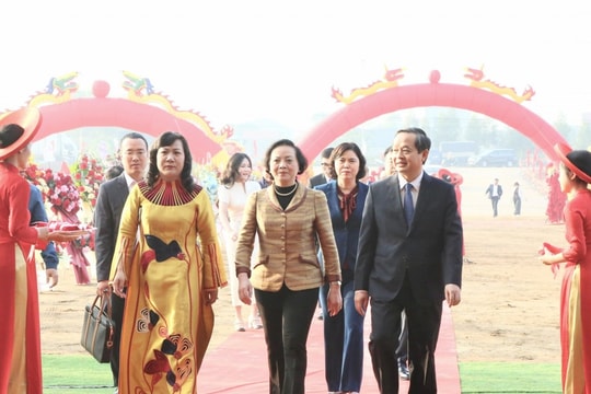 Phó Thủ tướng Phạm Thị Thanh Trà dự lễ khởi công Khu công nghiệp Quế Võ II