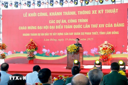 Công trình sân bay Phan Thiết bảo đảm nhiệm vụ huấn luyện, sẵn sàng chiến đấu