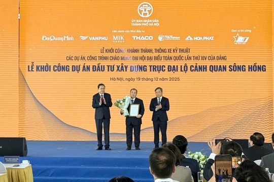 Hà Nội khởi công siêu dự án Trục Đại lộ cảnh quan sông Hồng