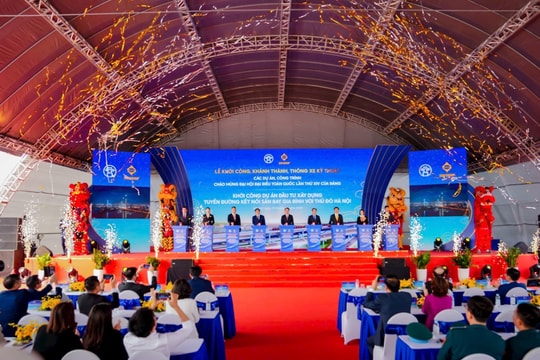 Khởi công tuyến đường kết nối sân bay Gia Bình - Thủ đô Hà Nội