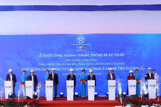 Khởi công khu nhà ở xã hội Tiên Dương Park City tại phía Bắc Hà Nội