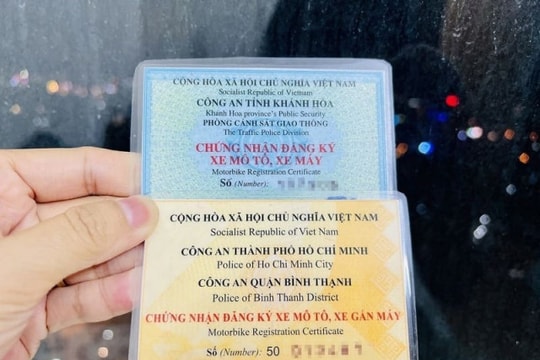 Đề xuất giảm 30% lệ phí đăng ký, cấp biển số xe