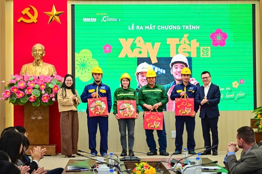 Chương trình “Xây Tết 2026” trao tặng 30.000 phần quà Tết cho công nhân khắp cả nước