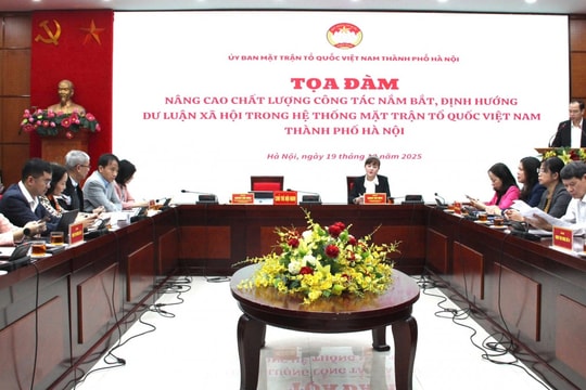 Nâng cao chất lượng nắm bắt, định hướng dư luận xã hội trong hệ thống MTTQ Việt Nam thành phố Hà Nội