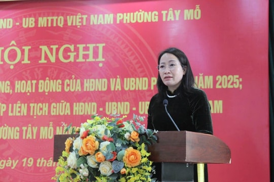 Phường Tây Mỗ: Tổng kết công tác năm 2025, ký kết chương trình phối hợp liên tịch 2026