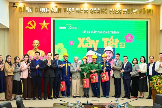 “Xây Tết” 2026 trao gần 30.000 phần quà cho công nhân lao động trên cả nước