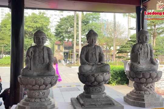 Triển lãm nghệ thuật Phật giáo: Dấu ấn đồng hành cùng Thủ đô văn minh, hiện đại