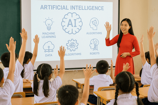 Hướng dẫn triển khai thí điểm nội dung giáo dục trí tuệ nhân tạo  trong giáo dục phổ thông