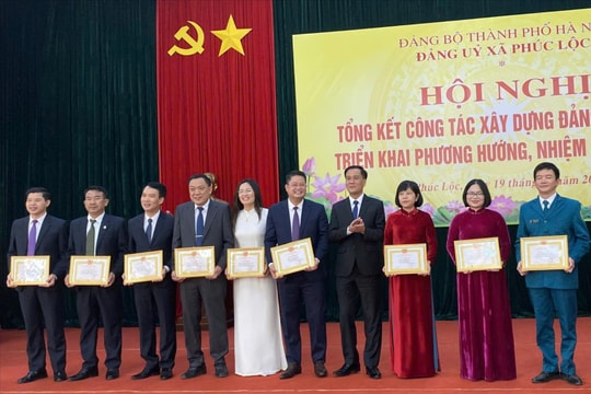 Xã Phúc Lộc tổng kết công tác xây dựng Đảng năm đầu thực hiện mô hình chính quyền địa phương hai cấp