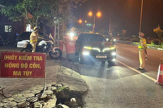 Hà Tĩnh: gần 25.000 trường hợp vi phạm trật tự giao thông
