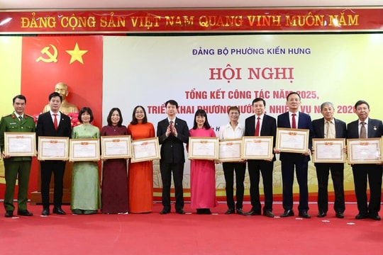 Phường Kiến Hưng: Tập trung giải quyết các nhiệm vụ trọng tâm và 5 "điểm nghẽn”