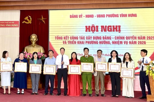 Phường Vĩnh Hưng: Chuyển đổi số, phục vụ nhân dân theo hướng chuyên nghiệp, trách nhiệm