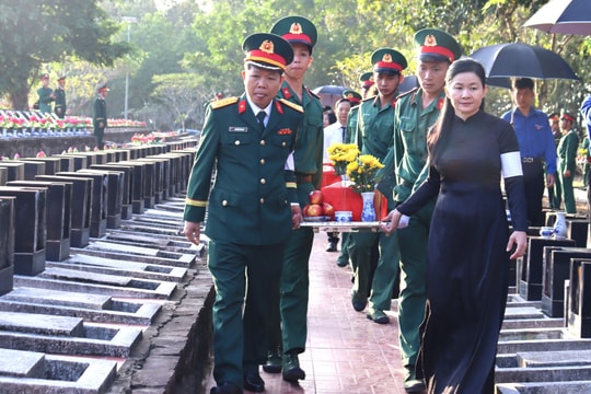 Đồng Nai: Truy điệu và an táng 41 hài cốt liệt sĩ