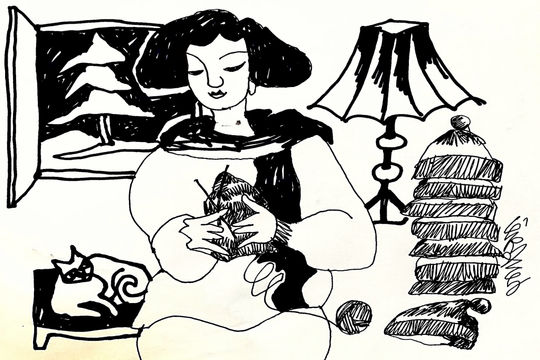 Những sợi len mùa đông
