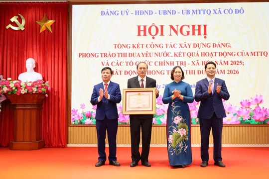Xã Cổ Đô: 63 tập thể được khen thưởng trong phong trào thi đua yêu nước