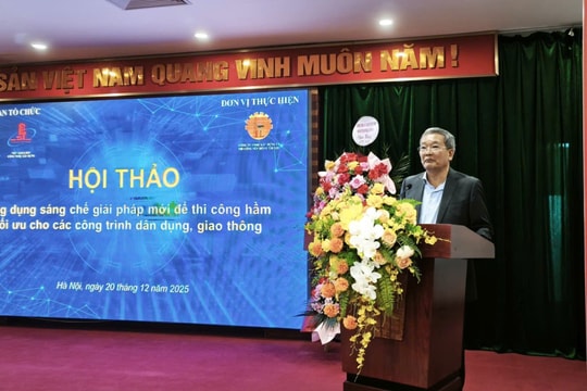 Ứng dụng sáng chế mới, mở hướng thi công hầm tối ưu cho đô thị Hà Nội