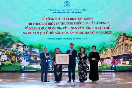 Tôn vinh hành trình ẩm thực kết nối sáng tạo của Thủ đô
