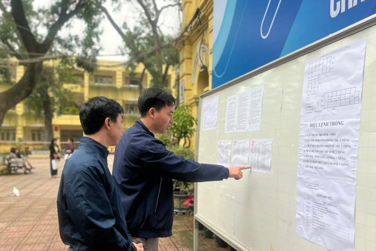 Hà Nội: 860 thí sinh trúng tuyển viên chức giáo dục