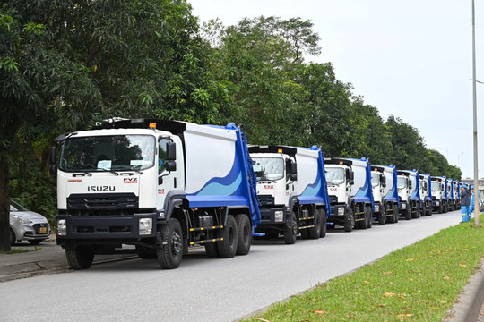 Urenco đẩy mạnh hiện đại hoá phương tiện: Bước chuyển trong giảm thiểu ô nhiễm môi trường đô thị Thủ đô