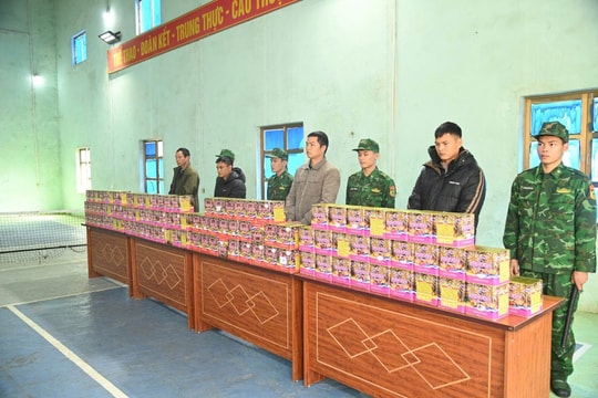 Biên phòng tỉnh Lạng Sơn Bóc gỡ đường dây mua bán, vận chuyển trái phép gần 200kg pháo nổ