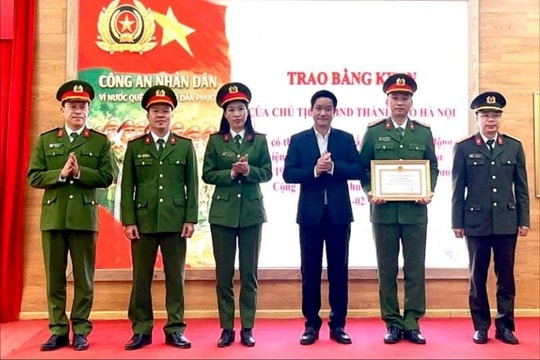 Công an phường Thanh Xuân đạt danh hiệu Đơn vị Quyết thắng năm 2025