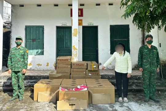 Quảng Ninh: tạm giữ hơn 300 đôi giày không rõ nguồn gốc