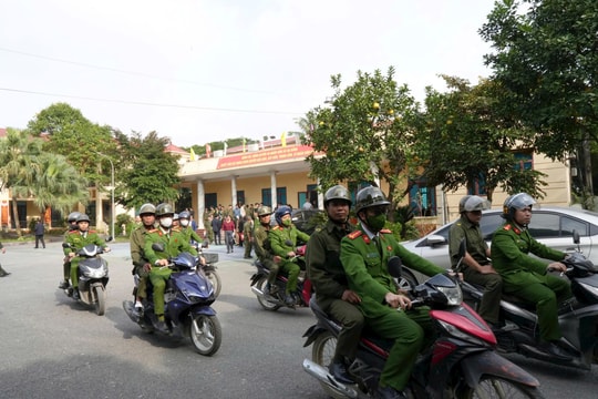 Xã Hạ Bằng ra quân cao điểm bảo đảm an ninh trật tự, an toàn xã hội dịp Tết Nguyên đán