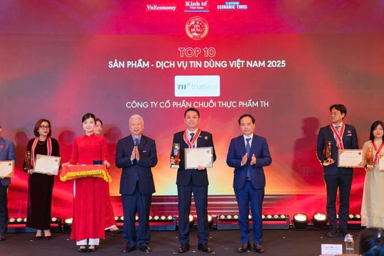 Sữa tươi sạch TH true MILK: Top 10 “Tin dùng Việt Nam 2025”