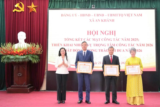 Xã An Khánh tổng kết các mặt công tác năm 2025
