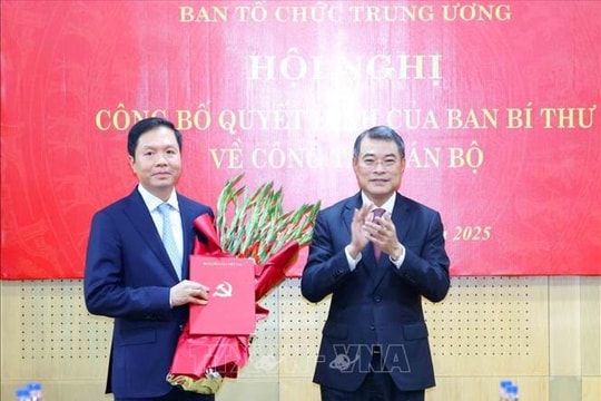 Ban Tổ chức Trung ương tổ chức Hội nghị công bố quyết định của Ban Bí thư về công tác cán bộ