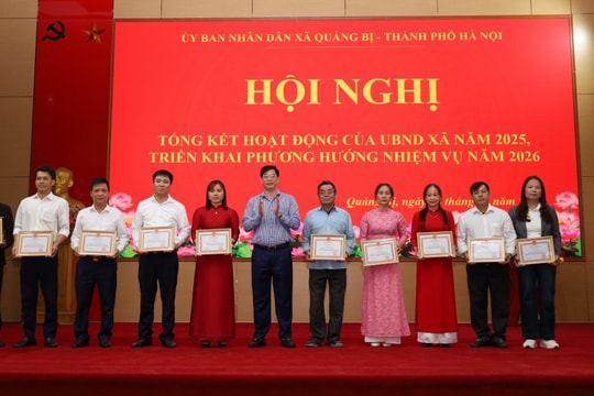 Xã Quảng Bị Dấu ấn trong năm đầu vận hành chính quyền địa phương hai cấp