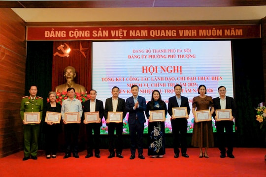 Phường Phú Thượng hoàn thành và vượt mức 22/22 chỉ tiêu kinh tế - xã hội