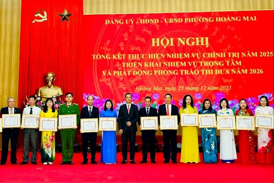 Phường Hoàng Mai hoàn thành 16/16 chỉ tiêu kinh tế - xã hội năm 2025
