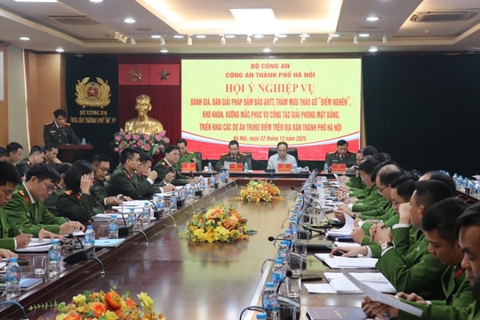Công an Hà Nội tăng cường giải pháp bảo đảm an ninh trật tự phục vụ GPMB các dự án trọng điểm
