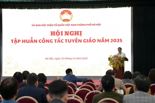 Nâng cao kỹ năng tuyên truyền, định hướng dư luận xã hội cho cán bộ Mặt trận Thủ đô