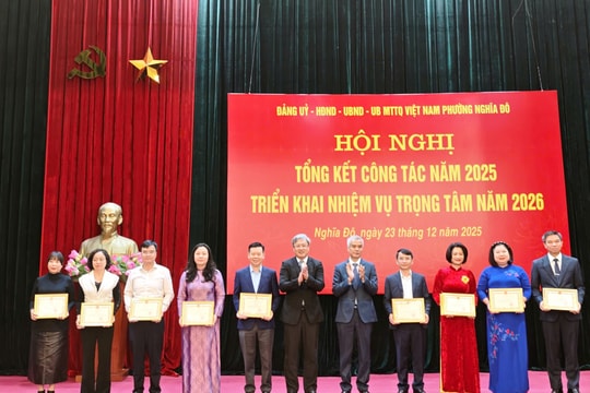 Phường Nghĩa Đô: Nền nếp, hiệu quả trong năm đầu thực hiện chính quyền địa phương 2 cấp