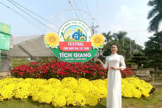 Cô giáo mầm non Dương Thanh Huyền: Mong người trẻ tham gia phát triển làng nghề cây cảnh của quê hương 