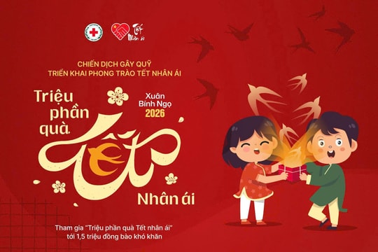 Phát động chiến dịch “Triệu phần quà Tết Nhân ái”: Chung tay mang Tết ấm đến vùng thiên tai