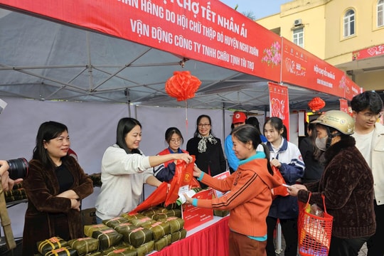 Hội Chữ thập đỏ Việt Nam triển khai phong trào “Tết Nhân ái” Xuân Bính Ngọ