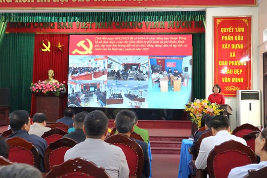 Đan Phượng: Thu nhập bình quân đầu người đạt 90,3 triệu đồng, sẵn sàng bứt phá trong năm 2026