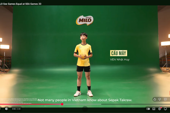 MILO nhường lại khoảng xanh quen thuộc để tôn vinh mọi môn thể thao