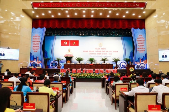 650 đại biểu dự Đại hội Công đoàn TP Hồ Chí Minh lần thứ nhất