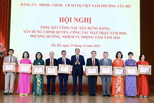 Quyết tâm xây dựng chính quyền kỷ cương, phục vụ Nhân dân, phát huy giá trị hồ Tây