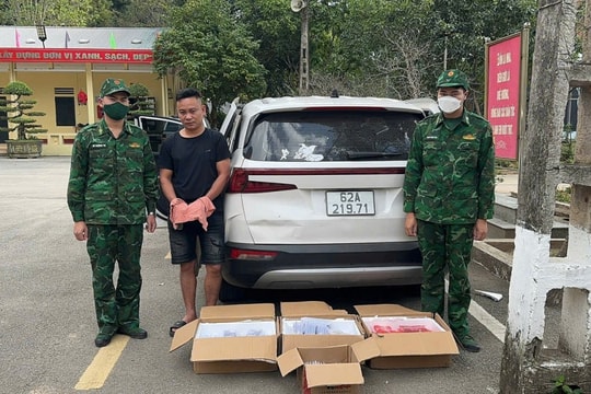 Bộ đội biên phòng Quảng Ninh Bắt giữ vụ vận chuyển trái phép điện thoại, linh kiện điện thoại trị giá hơn 1,3 tỷ đồng
