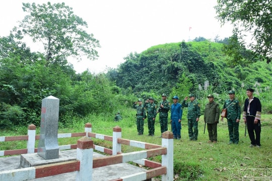 Những người lính biên phòng ở A Mú Sung