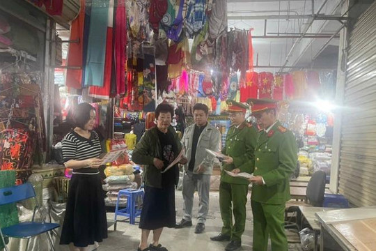 Tăng cường hướng dẫn, kiểm tra, tuyên truyền phòng cháy chữa cháy đến các chợ  