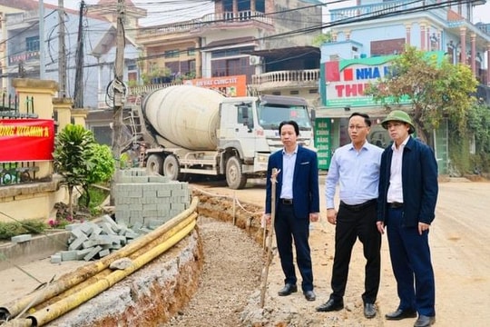 Phú Nghĩa quyết liệt khơi thông điểm nghẽn đầu tư công